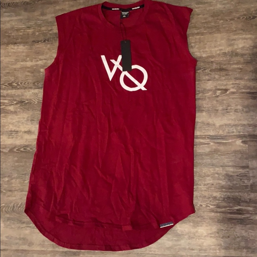 Vanquish Fitness Maroon NEW Tanktop XL